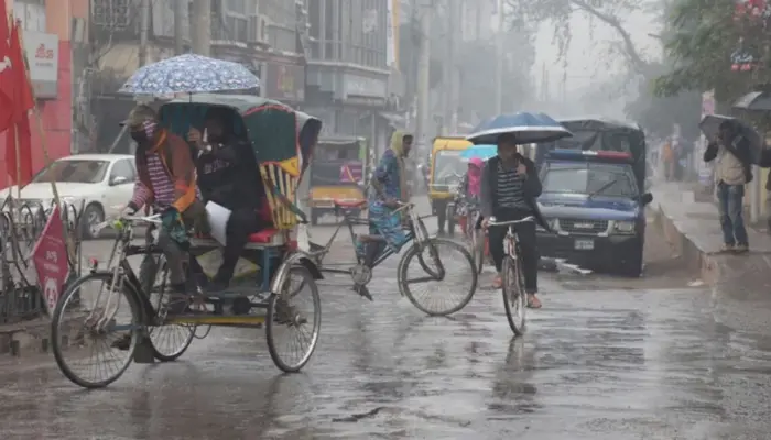 রাজধানী ঢাকাসহ দেশের চার বিভাগে বৃষ্টির আভাস