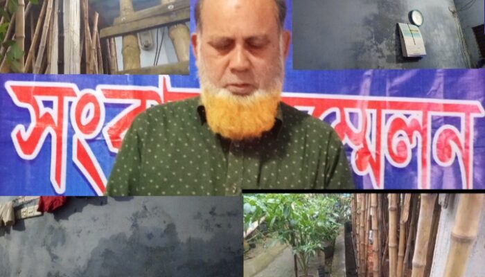 গাইবান্ধায় প্রতিবেশীর বিরুদ্ধে অবৈধ নির্মাণ ও প্রাণনাশের হুমকির অভিযোগে সংবাদ সম্মেলন